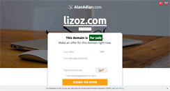 Desktop Screenshot of lizoz.com